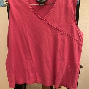 Mercer and Madison size 2X pink sleeveless top